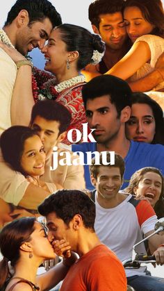 the movie ok jaannu is shown with many different people and their names on it