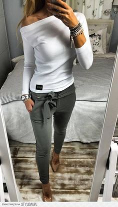 Casual Wear Casual Chic Fall Outfits, Casual Chic Fall, Chic Fall Outfits, Mode Casual, Green Pants, Looks Chic, Stitch Fix Style, Fall Winter Fashion, Work Attire