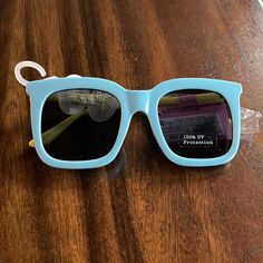 Light Blue With Yellow Arms, Brand New With Tags, Very Cute Glasses! Stoney Clover Lane, Stoney Clover, Cute Glasses, Colored Sunglasses, Blue Yellow, Sunglasses Accessories, Color Blue, Light Blue, Target