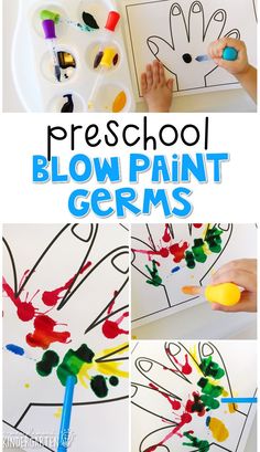 Healthy Crafts For Preschool, Preschool Healthy Habits, Germ Crafts, Germs Preschool, Germs Lessons, Healthy Habits Preschool, Germs Activities, Hygiene Activities