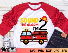 Fire Truck Svg, Fire Truck Birthday Shirt, Fire Truck Shirt, 3rd Birthday Party For Boy, 6th Birthday Boys, 4th Birthday Boys, 5th Birthday Boys, 3rd Birthday Boys, Firetruck Birthday Party