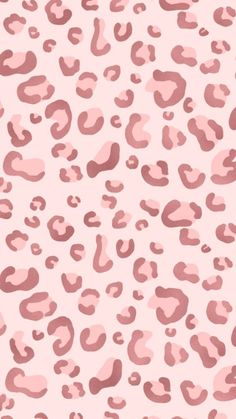 an animal print pattern with pink and brown spots on the side, in shades of pink