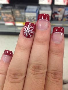 60 Joyful Christmas Nails Ideas | Cuded Holiday Nail Designs, Christmas Nail Art Designs, Christmas Nails Acrylic, Super Nails, Toe Nail Designs, Xmas Nails, Christmas Nail Designs, Fabulous Nails, Christmas Nail Art