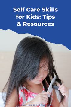 Wondering how to teach self care skills to kids? Click to get great tips, resources, and printables to help kids learn self care skills, including ideas to help autistic and hyperlexic kids as well. Self Care Skills, Skills For Kids, Self Help Skills, Help Kids, Kids Learning, Helping Kids