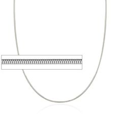 Ross-Simons - 1.4mm 14kt White Gold Snake-Chain Necklace. 18". Whether you add it to a layer or pair it with a pendant, this 14kt white gold snake-chain necklace will bring a sleek shine to your ensemble. Lobster clasp, 14kt white gold snake-chain necklace. White Gold Sterling Silver Snake Chain Necklace, White Gold Snake Chain Jewelry, White Gold Snake Chain Necklace For Anniversary, Anniversary Snake Chain Necklace, Gold Snake Chain, Fine Jewelery, Gold Snake, Snake Chain, Buy 1