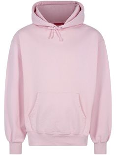 light pink cotton blend satin appliqu� logo lettering drawstring hood drop shoulder long sleeves front pouch pocket straight hem When buying this unisex item, keep in mind that it is graded in standard men's sizing Relaxed Fit Pink Hoodie With Ribbed Cuffs, Pink Hooded Hoodie With Pockets, Pink Relaxed Fit Hoodie With Kangaroo Pocket, Relaxed Fit Pink Hoodie With Kangaroo Pocket, Pink Hoodie With Drawstring Hood And Relaxed Fit, Pink Hoodie With Kangaroo Pocket For Streetwear, Pink Crew Neck Hoodie With Kangaroo Pocket, Pink Relaxed Fit Hoodie With Drawstring, Oversized Pink Hoodie With Ribbed Cuffs