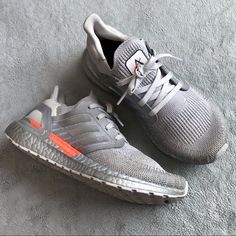 Good Used Condition. Nasa Ultraboost 20 Running Sneakers By Adidas In Dash Grey/Silver Metallic/Halo Silver, A Silvery And Gray Shade With Orange Detailing. Athleisure Streetwear Aesthetic. Limited Collection. Running Shoes With Primeknit Upper And Lace-Up Closure With Artemis Badge On Tongue, See Video. Chunky Boost Outsole. Note: Moderate Allover Wear W/ Street Wear To Bottom Sole, Scuffs & Light Discoloration To Upper, Toes, Heels & Laces, See Photos. Youth Size 5, Listed As Women's 6, See Photos For Measurements. Silver Sneakers With Boost Midsole, Silver Sneakers With Boost Midsole For Errands, Silver Running Shoes With Laces For Jogging, Adidas Gray Running Shoes With Boost Midsole, Silver Running Sneakers With Boost Midsole, Silver Sneakers With Boost Midsole For Running, Gray Running Shoes With Reflective Details For Jogging, Gray Reflective Running Shoes For Jogging, Silver Running Shoes With Boost Midsole For Sports