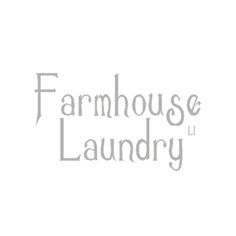 the logo for farmhousee laundry, which is located in front of a white background