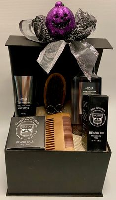 Treat the special man in your life to some serious self-care with our Bourbon Bliss Gift Box! This handsome set includes Bath & Body Works Bourbon shower gel and lotion for a rich, refreshing scent, plus a deluxe beard grooming kit complete with a brush, comb, scissors, beard balm, and beard oil. It’s everything he needs to keep his beard looking sharp and his skin feeling amazing. Perfect for birthdays, holidays, or just because! Grab one today and give the gift of indulgence and grooming perfe Beard Grooming Kit, Bourbon Gifts, Beard Balm, Beard Grooming, Grooming Kit, Beard Oil, Handmade Bows, Natural Body, Bath Body