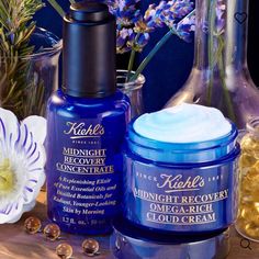 This Is A Set Of Kiehls Recovery Botanical Cleasing Oil & Super Multi Corrective Cream. Never Opened, Oil Is Still Sealed But Cream Did Not Come With A Seal, Never Used. Cleasing Oil Is 1.4ml Cream Is .7ml Midnight Recovery Concentrate, Kiehls Midnight Recovery, Moisturizing Face, Alcohol Free Toner, Primrose Oil, Evening Primrose Oil, Botanical Oils, Facial Oil, Skin Rejuvenation