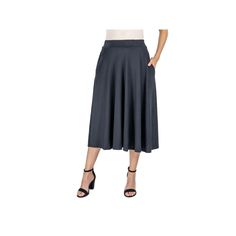 Flowy and flirty, this women's solid pleated midi skirt from 24Seven Comfort Apparel is the perfect addition to any wardrobe! Flowy and flirty, this women's solid pleated midi skirt from 24Seven Comfort Apparel is the perfect addition to any wardrobe!Click on this WOMEN'S GUIDE to find the perfect fit and more! Pull-on design Jersey construction Pleated hem 2 pockets UnlinedFIT & SIZING 30 1/4-in. length High-rise elastic waistband Maxi lengthFABRIC & CARE Polyester, spandex Machine wash Importe Stretch Solid Color Flared Pleated Skirt, Flowy A-line Pleated Skirt With Pockets, Pleated Stretch A-line Bottoms, Chic Knee-length Pleated Skirt In Solid Color, Stretch A-line Pleated Bottoms, Chic Knee-length Solid Color Pleated Skirt, Solid Casual Pleated Midi Skirt, Casual Solid Color Pleated Midi Skirt, Casual Solid Pleated Midi Skirt