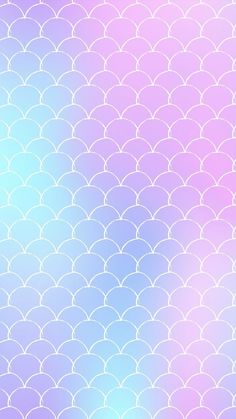 an abstract background with white scallops on pastel blue and pink hues