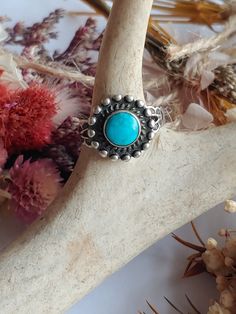 Vintage Navajo Sterling Silver turquoise Ring.  **The band has been cut on this, making it adjustable. I would say between 5.50-6.25" US.** **This could be easily soldered by a local shop if desired**  This is a used item with scuffs from age, please view pictures. Basic info: Size- Approx. 5.50-6.25"" US Color: Silver / blue Type- Silver work  Cut- Circle weight- approx. 3.3g Silver Mark-  STERLING Maker Mark - N/A SHIPPING: All orders are guaranteed to ship the same or following day. If your purchase occurs on a Sunday you may request UPS shipment as the post office is closed. Shipping in the United States usually takes 3-4 days Bohemian Adjustable Turquoise Ring For Festivals, Adjustable Bohemian Turquoise Ring For Festivals, Adjustable Bohemian Ring For Festivals, Nickel-free Blue Turquoise Ring Bohemian Style, Bohemian Blue Turquoise Ring Stamped 925, Adjustable Bohemian Turquoise Ring Nickel Free, Adjustable Nickel-free Bohemian Turquoise Ring, Bohemian Adjustable Turquoise Ring, Adjustable Bohemian Turquoise Ring