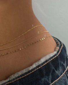 Enhance your look with our 18K gold waist chain. Made from high-quality gold, it adds a touch of luxury and elegance to your look. Feel confident and stylish with this versatile piece that easily complements any outfit. Upgrade your accessory game with our gold waist chain today! Men's Piercings, Outfit Upgrade, Gold Chain Jewelry