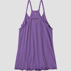 Whether we are working out or just chilling by the water for the day, the FP Movement Hot Shot Mini Dress is one of our favorite casual summer dresses for any occasion. Featuring a tank top-style top, built-in shorts, and a racerback styling on the back, the FP Movement Hot Shot Mini Dress is perfect for working out, playing sports, or just soaking up the sun. The soft cotton and elastane main fabric is super comfortable and stretchy so we stay stay comfortable all day, and a large patch pocket Sleeveless Cotton Activewear With Built-in Bra, Summer Sleeveless Tank Top For Workout, Sleeveless Summer Workout Top, Functional Tank Top With Built-in Bra For Summer, Summer Gym Racerback Top, Functional Scoop Neck Summer Activewear, Purple Sleeveless Moisture-wicking Top, Sleeveless Summer Athleisure Activewear, Summer Sleeveless Athleisure Activewear