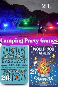 camping party games for kids and adults