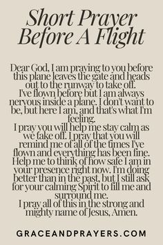 Are you looking for encouraging prayers for airplane flights? Then we pray that you find courage in these 12 prayers for a safe flight. Prayers For A Safe Flight, Prayers For Traveling Safety By Plane, Prayer For Safe Travel By Plane, Prayer For Traveling Safety, Prayer For Beauty, 2024 Prayers, Encouraging Prayers