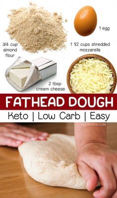 the poster shows how to make bread dough