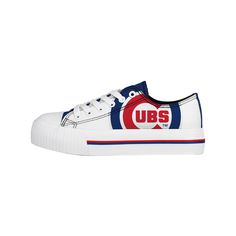 Show off your Chicago Cubs pride wherever you go with these Platform canvas shoes by FOCO. They feature bold details of the team's logo across the side and on the tongue. These comfy sneakers are perfect for repping your Chicago Cubs in style.Show off your Chicago Cubs pride wherever you go with these Platform canvas shoes by FOCO. They feature bold details of the team's logo across the side and on the tongue. These comfy sneakers are perfect for repping your Chicago Cubs in style.PRODUCT FEATUR Sporty Low-top Canvas Shoes With Embroidered Logo, Low-top Canvas Sneakers With Logo Print, Casual Low-top Canvas Shoes With Embroidered Logo, Sporty Low-top Canvas Shoes With Logo Print, Casual Canvas Sneakers With Logo Print, Sporty Canvas Shoes With Embroidered Logo, Sporty Canvas Shoes With Logo Print, High-top Platform Sneakers With Logo Print For Sports, Sporty Canvas Sneakers With Logo