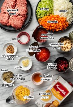 the ingredients for this meatloaf recipe are shown