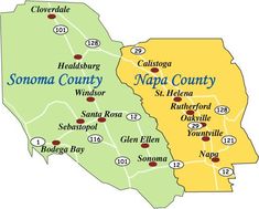 a map showing the location of sona county and surrounding towns in north carolina, usa