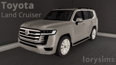 the toyota land cruiser concept is shown in this rendering image provided by lorysins