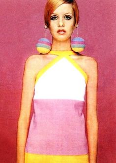 Twiggy 1960s mod vintage fashion, swinging sixties, Twiggy hair Twiggy Hair