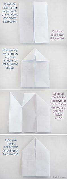 instructions to make an origami airplane