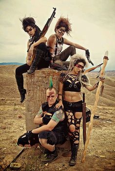 Mad Max Cosplay, Apocalypse Costume, Mad Max Costume, Apocalypse Fashion, Dystopia Rising, Wasteland Warrior, Group Cosplay, After Earth