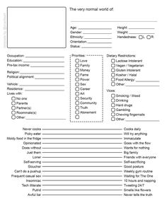 the very normal world of worksheet is shown in this printable version, which includes