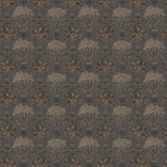 a brown and black wallpaper with many different designs