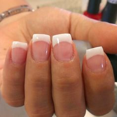 French Nails Art, French Nails Design, French Nails Glitter, Nails Art Acrylic, White Tip Acrylic Nails, Glitter French Nails