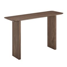 an image of a long wooden table on a white background with clipping path to the top