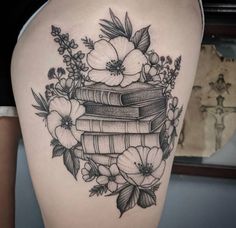 Book Work Tattoo, Book Tattoo Ideas Traditional, Books Tattoo Traditional, American Traditional Tattoos Book, Bookish Tattoos Traditional, Rose And Book Tattoo, Book American Traditional Tattoo, Book Tattoos Traditional, Book Tattoo American Traditional