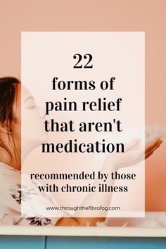 22 forms of pain relief that aren't medication recommended by those living with chronic illness. Lots of suggestions for forms of pain relief that can be used alongside your medication (although check with your doctor first!). From heat and ice to devices and alternative therapies, there should be something to help with migraine, fibromyalgia, bladder pain and other health conditions. Living With Chronic Illness, Fibro Fog, Pain Relief Remedies, Chronic Pain Relief, Essential Oils For Pain, Mast Cell, Fatigue Syndrome, Medical Tests, Natural Pain Relief