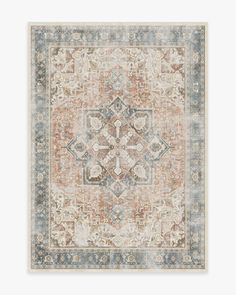 Kamran Coral Tufted Rug | Ruggable Kamran Coral Rug, Coral Rug, Ruggable Rug, Heriz Rugs, Chenille Rug, Classic Rugs, Rug Stain, Persian Area Rugs, Washable Rug