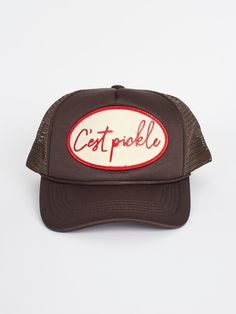 MOTHER TRUCKER | c'est brown - Rally Club Retro Brown Trucker Hat With Letter Print, Vintage Brown Trucker Hat With Letter Print, Brown Trucker Baseball Cap With Letter Print, Brown Trucker Hat With Letter Print And Flat Brim, Brown Trucker Hat With Letter Print, Brown Trucker Hat With 5-panel Design, Brown Trucker Hat 5-panel, Brown 5-panel Trucker Hat, Retro Brown 5-panel Trucker Hat