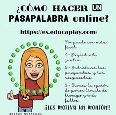 a poster with the words como hacer un pasaplabra online on it