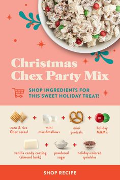 the christmas party mix is on sale for only $ 5 99 and it's ready to be eaten