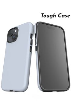 the back and side view of an iphone case with text that reads, tough case