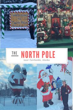 the north pole has been decorated for christmas and is ready to be visited by everyone