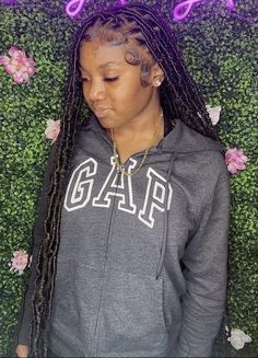 Knotless Braids Styles, Knotless Braids Hairstyles, Hair Locs, Soft Locs, Braids Styles, Faux Locs Hairstyles, Box Braids Hairstyles For Black Women