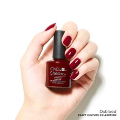 Oxblood, Craft Culture Collection Fall 2016 Cnd shellac nails, Cnd nails, Nails Oxblood Nails, Cnd Shellac Colors, Shellac Nails Fall, Shellac Nail Colors, Cnd Shellac Nails, Shellac Colors, Nails 2016, Cnd Nails, Shellac Manicure