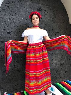 Mexican womans Cambaya dress one size Handmade- Beautiful- Frida Kahlo Virgen mexican boho hippie dress coco theme party day of the dead by mexicotodocorazon on Etsy Cuba Outfit, Coco Theme Party, Jalisco Dress, Mexican Boho, Frida Kahlo Style, Boho Hippie Dress, Plus Size Kimono, Elastic Skirt, Mexican Outfit