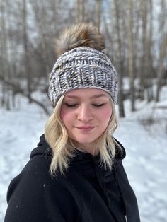 This Winding Ridge Beanie pattern was written by me and showcases variegated yarn and features a beautiful lateral braid. It is hand knit with 100% luxury merino wool and topped with a removable faux fur pom pom Benefits of wool: Moisture wicking, Odor resistant, Elastic, Temperature regulating Washing instructions: remove pom pom before washing* hand wash with cool water and a mild wool detergent according to manufacturers direction, gently squeeze out excess water and lay flat to air dry Wool Mittens, Variegated Yarn, Hand Knit Hat, Wool Wash, Beanie Pattern, Handmade Hat, Wool Beanie, Faux Fur Pom Pom, Knitted Hat