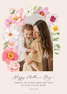 Vibrant mom - mother's day card  #greetingcards #printable #diy #mothersday