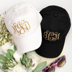 Bonnie's Baseball Cap Monogram Hat, Bride Tribe Bachelorette, Xmas Gifts For Mom, Bachelorette Party Hat, Custom Baseball Hats, Monogram Hats, Personalized Hats, Hats Baseball, Bachelorette Party Gifts