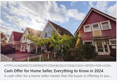 an image of a house for sale with the caption'cash off for home seller everything to know in 2012 '