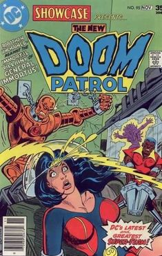 the cover to dc comics'new comic book, doon patrol