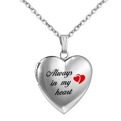 PRICES MAY VARY. ❤MATERIALS❤: Polished love heart locket, made with Stainless Steel,antiallergic and no harm to health.Platinum Plated,keep the color not easy to fade. Engraved Always in my heart. ❤SIZES❤: Love heart locket necklace pendant with chain length:45cm/18" + 5cm/2".Weight:9g. ❤EXQUISITE CRAFT❤: Love heart Locket necklace pendant for Mom Wife Girlfriend,fit every women girl and kids,packaged in a purple velvet drawstring bag for easy gift-giving. ❤DESIGN CONCEPT❤: Platinum Plated creat Enamel Locket, Back Photo, Always In My Heart, Engraved Locket, Picture Pendant, Picture Engraving, Purple Gift, Heart Locket Necklace, Unicorn Gifts